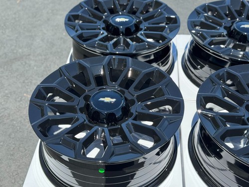 22" Wheels 22x8.5 8x180 Rims 2500 3500 Chevy Silverado GMC Sierra HD ...
