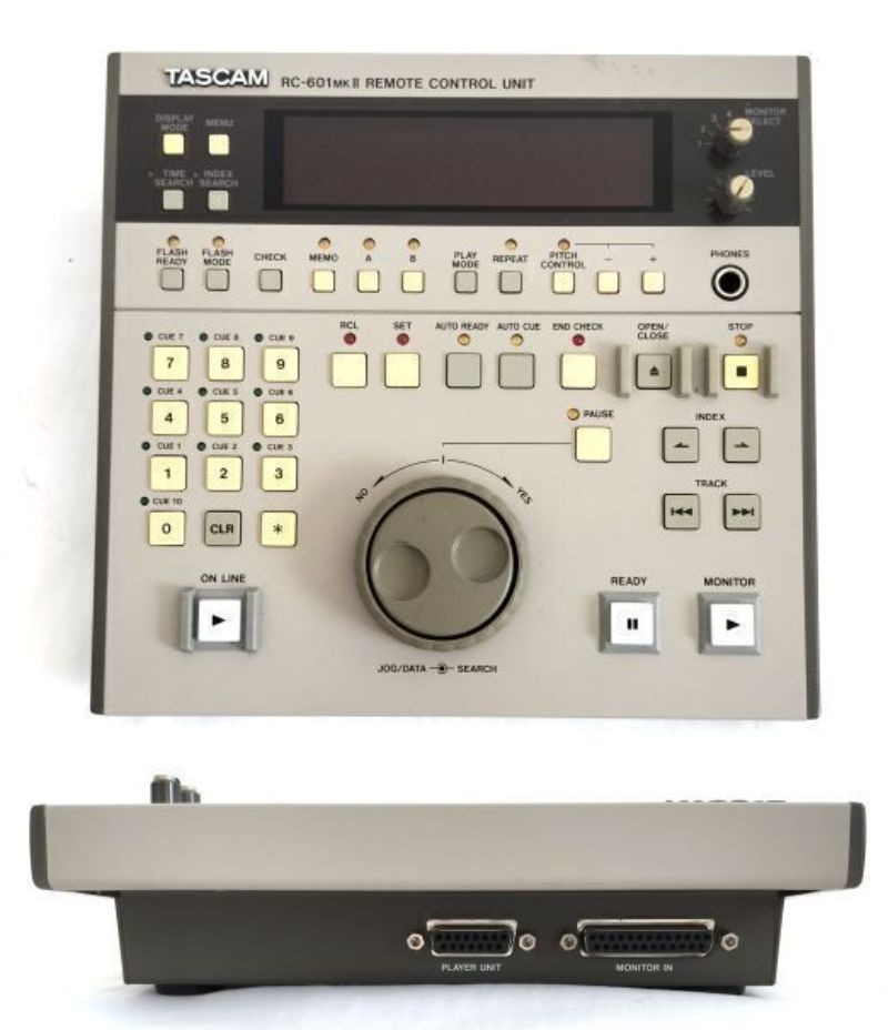 Tascam RC-601 MKII Remote Control Unit Controller for CD-601