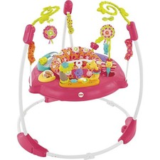 Fisher-Price Baby Bouncer Pink Petals Jumperoo Musical Activity Center