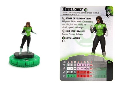 HeroClix - #022b Jessica Cruz - Lantern Legacy