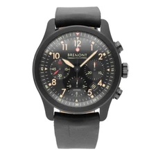 Bremont ALT1-P2 JET Black Dial 43mm Automatic Men's Watch ALT1-P2-JET-R-S