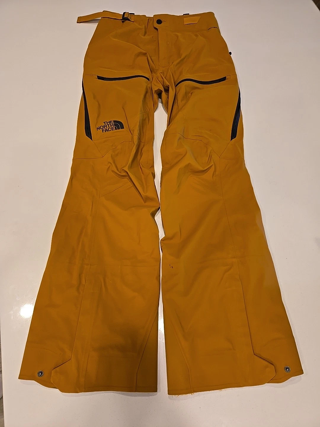The North Face Dryvent Ski Snow Pants Mens Xs Snowboard Used Tan Brown