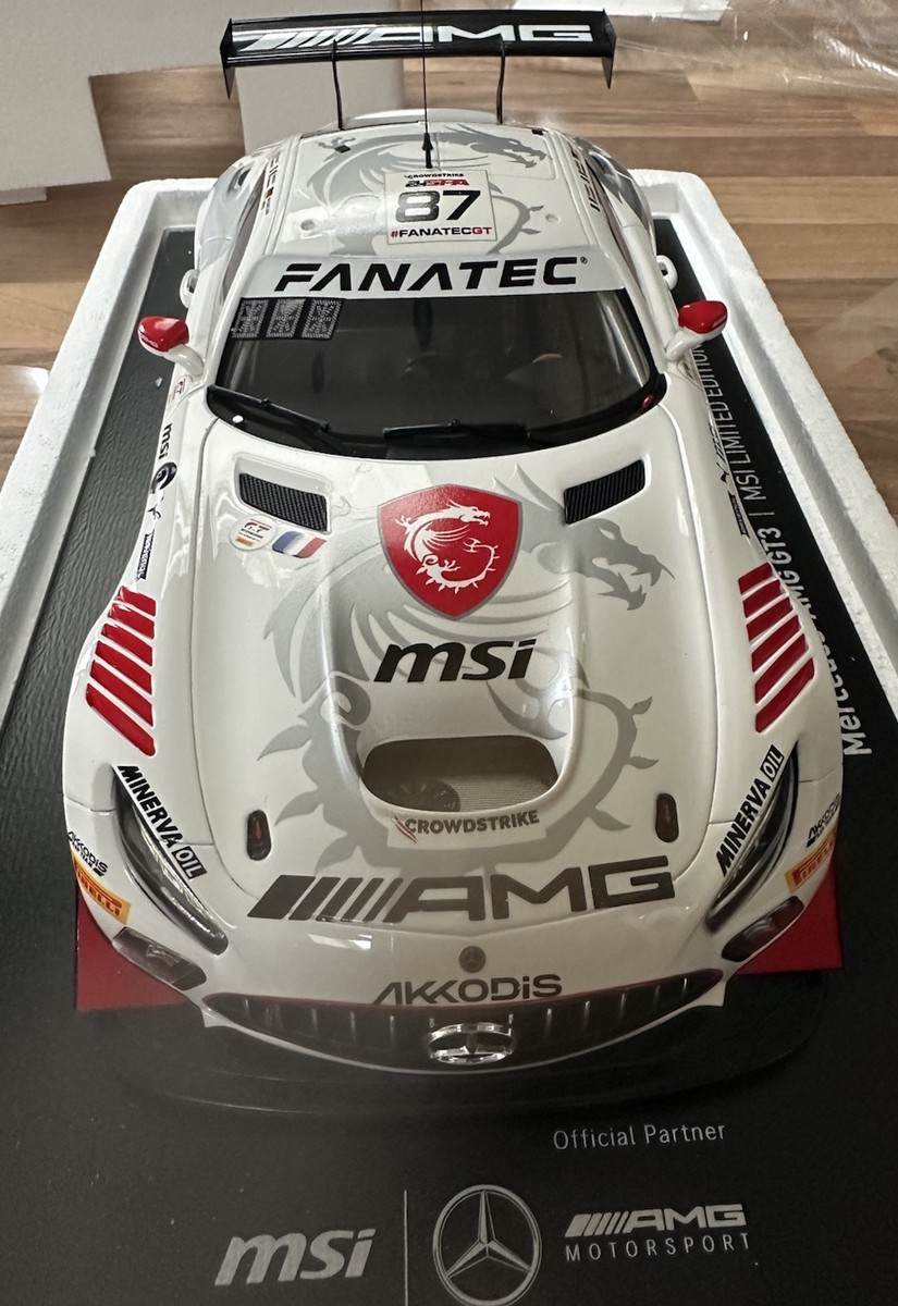 ミニカー Mercedes-AMG GT3 MSI LIMITED EDITION MSI Mercedes-AMG GT3 MSI Limited Edition | MSI Global
