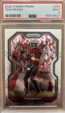 2020 PANINI PRIZM #255 TOM BRADY PSA 9 • GOAT • HOF • BUCS • SB Champs