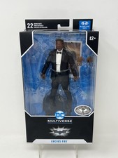 DC Multiverse Mcfarlane Platinum Edition Batman Begins Lucius Fox 7  NEW