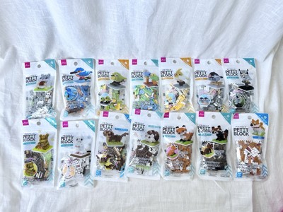Daiso Japan Petit Block Animal 15-Pack | Cute Mini Building Blocks | Japan Exclu