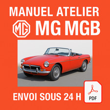 Manuel Atelier MG MGB 1962-1980 Revue Technique Français RTA CD PDF