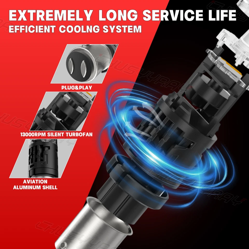 2X 1157 2357 LED intermitente DRL bombilla para Hyundai Genesis 2009-2016 Foto 4 de 4