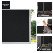 Window Film Opaque Black, Lightproof Self Adhesive Blackout Film f...
