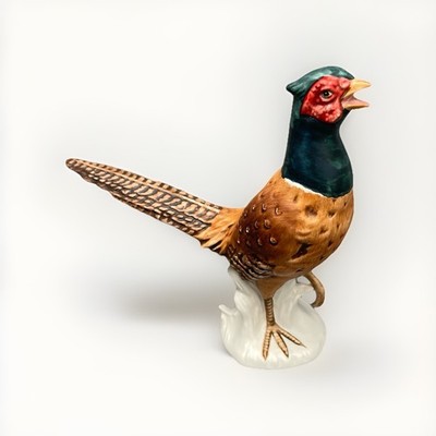 Vintage Goebel 1965 Pheasant Bird CV68 Sculpture Figurine W. Germany EUC Fasan