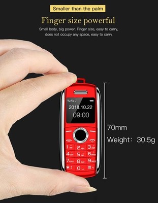 Entsperrtes X8 Mini-Autoschlüssel-GSM-Telefon Dual-SIM-Bluetooth kleines Handy