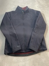 Craghoppers Jacket Mens L AquaDry Windshield Fleece Lined Jacket Black Outdoors