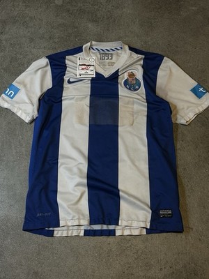 Nike Dri-FIT FC Porto Soccer Jersey Shirt Blue/White ''Super Bock'', medium 