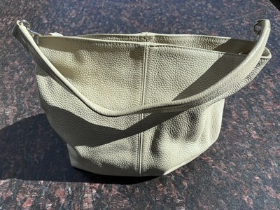 Hochwertige Schultertasche aus 100 % echtem Leder / Vera Pelle, Made in Italy