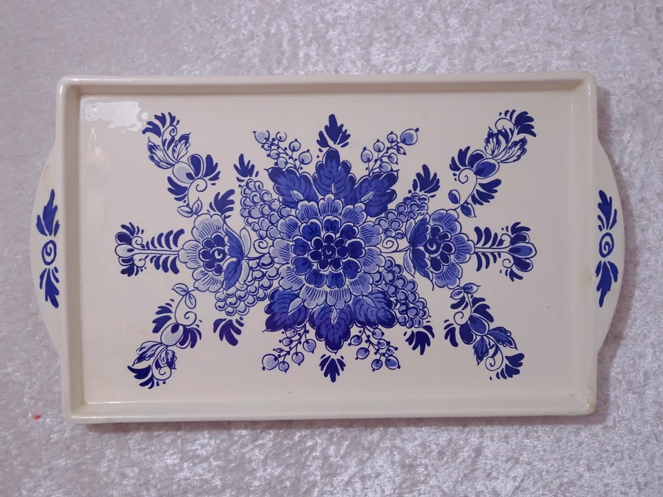 Bandeja De Cerámica Diseño See-Meuw - Vintage - 39 X 24 Cm - Hecho En Holanda - Image 2 of 4