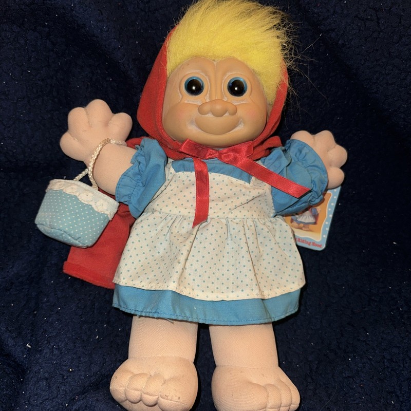 Russ Troll The Little Red Riding Hood 10 Inch With yellow Hair ￼
