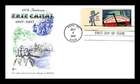 US COVER ERIE CANAL 150TH ANNIVERSARY MR ZIP FDC COVER CRAFT CACHET