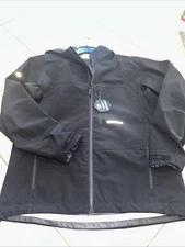 Truewerk S2 Stormshell Jacket Black Full Zip Work Rain Jacket Men’s Size XL