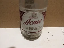 ACME BEVERAGES; ACL SODA POP BOTTLE; 7OZ; WILKES-BARRE, PA. 1957 (5 CENT RETURN)