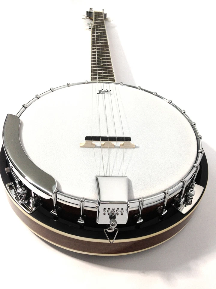 Caraya BJ-005 5-String Banjo, Mahogany Back + Free Gift Pack! - Image 4 of 4