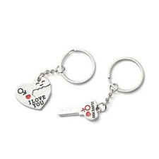 You Have The Key To My Heart I Love You Keychains Couples Love