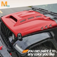 Steel Hood for 2007-2018 Jeep Wrangler Rubicon JK JKU heat extract Vented AVG