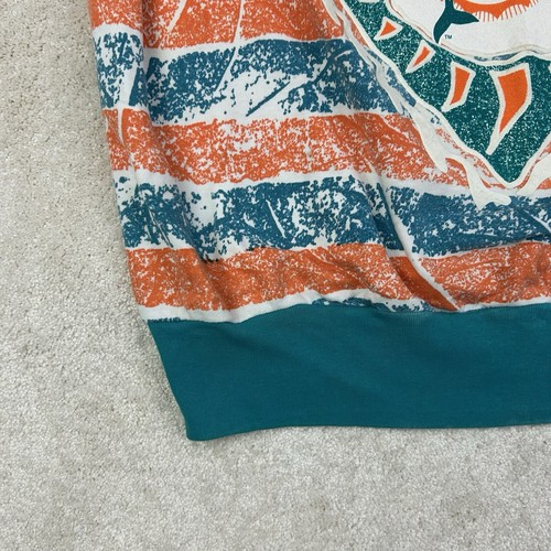 Vintage 90’s NFL Surf Club Miami Dolphins Mendez Football USA Sweatshirt L - Picture 8 of 16