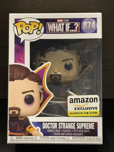 Funko Pop Vinilo Marvel Doctor Strange Supreme Glow Exclusivo de Amazon #874