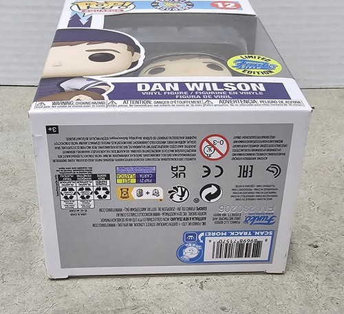 Funko Pop! Everett Aquasox #12 DAN WILSON Funko Field Exclusive Giveaway NEW - Picture 3 of 9