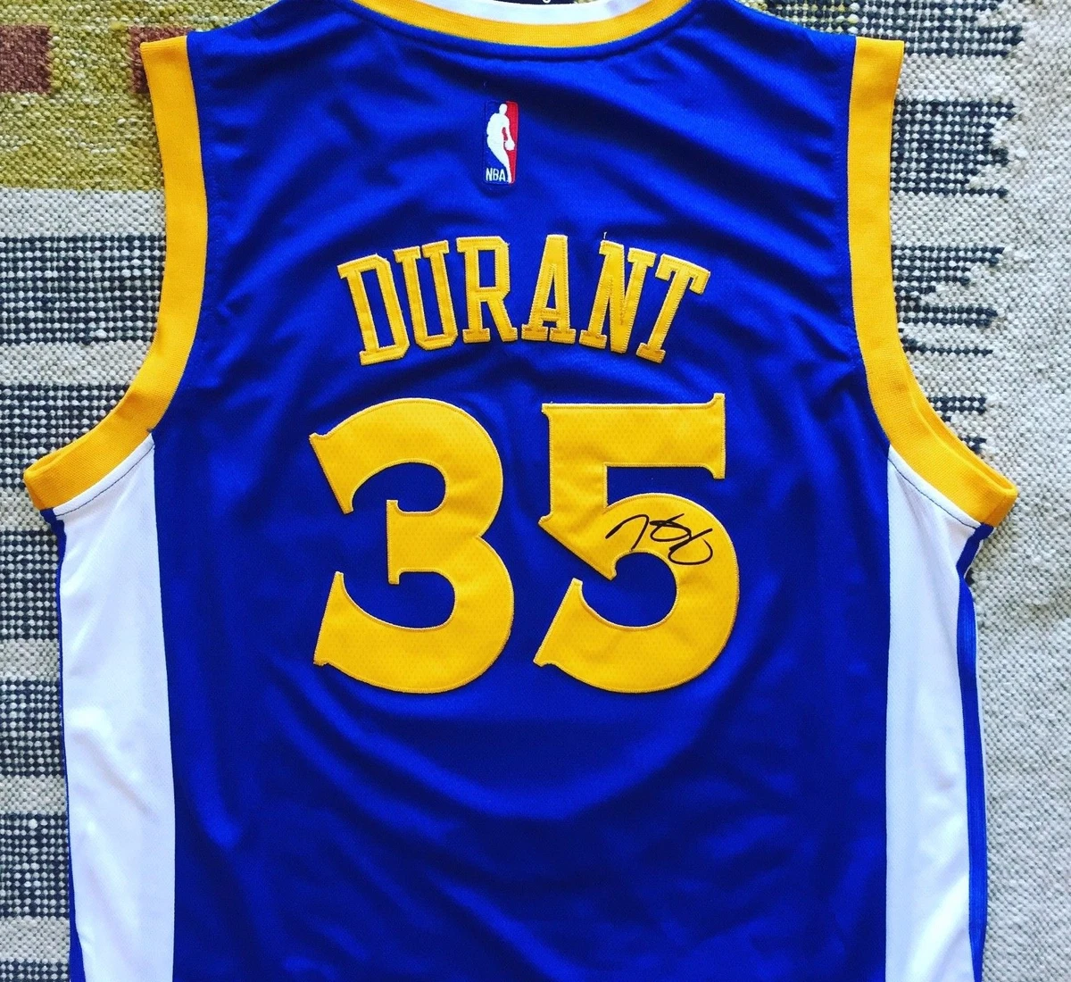 Kevin Durant Signed Autograph Golden State Warriors Jersey NBA USA