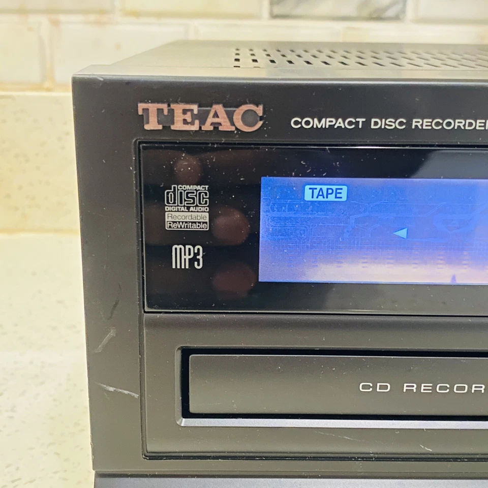 TEAC AD-RW900 Compact Disc Recorder Reverse Cassette Deck USB Black Read Below.. - Image 4 of 4