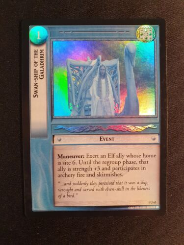 Swan-Ship of the Galadhrim Foil Fellowship of the Ring Lord of the Rings TCG - Picture 1 of 10