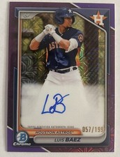 2024 Bowman ChromeAutographs #BMA-LB Luis Baez 