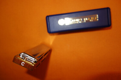 new HOHNER BLUESHARP Harmonica Key C  w/case Made Germany MS blues country folk