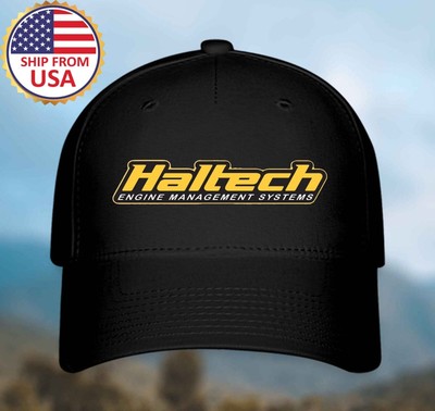 Haltech EMS Engine Management Black Hat Baseball Cap Size S/M and L/XL