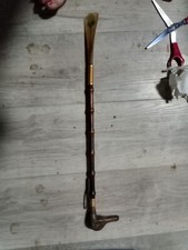 vintage brass duck shoehorn