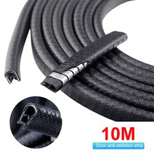10m U Shape Car Door Window Trim Edge Moulding Rubber Weatherstrip Seal Strip