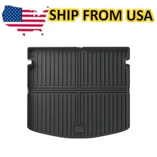 TPO Rear Trunk Cargo Floor Tray Boot Liner Mat Fit for 2023-2025 Mazda CX5 Black