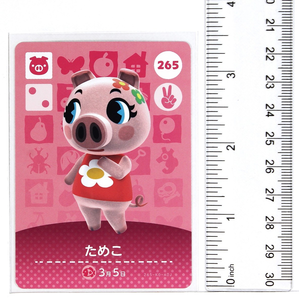 Animal Crossing Amiibo Card Japan No.265 Gala Tameko Pig | eBay
