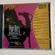 Pop Hits Monthly Nov 04 Vol	 8411-P Pop Karaoke CD  G