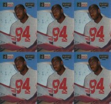 (6) 1994 NFL Properties Back-to-School Football NNO Dana Stubblefield Card Lot