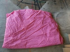 Pottery Barn Teen "Dottie - Pink w/ White Dots and Trim" Twin Duvet