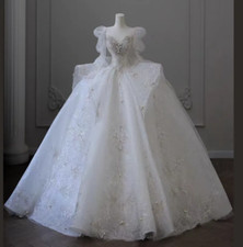 Luxury A Line Wedding Dresses Plus Size Chapel Train Sweetheart vestido de