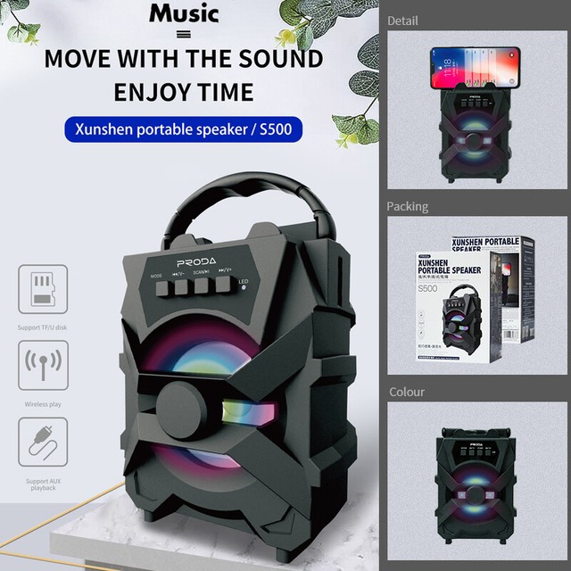 polaroid speaker light up