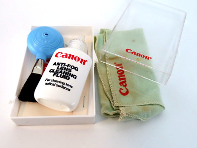 Canon Anti-Fog Lens Cleaning Fluid and Accessories
