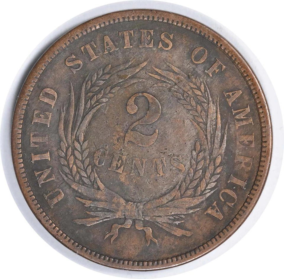 1867 Two Cent Piece DDO FS-101 F Uncertified #239 - Image 2 of 2