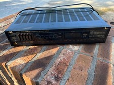 JVC RX-350BK VINTAGE COMPUTER CONTROLLED STEREO RECEIVER UNTESTED READ DESC