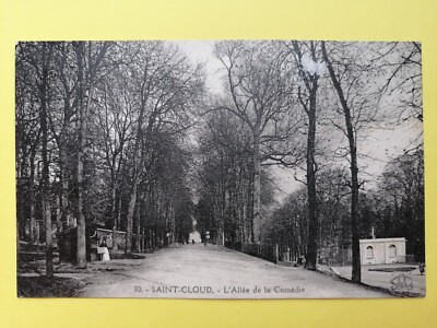 cpa 92 - SAINT CLOUD Die Allee der Komödie 1929 geschrieben