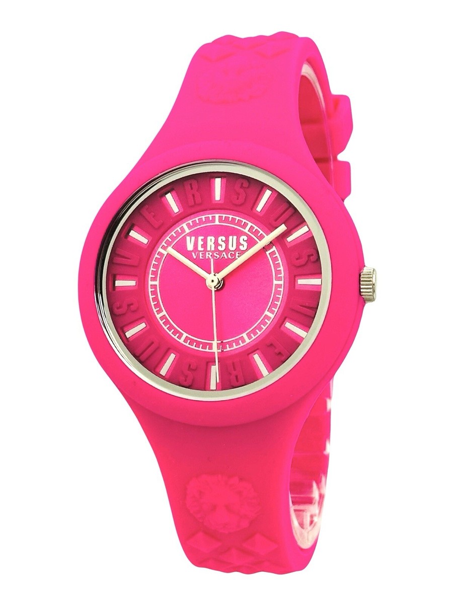 VERSACE ピンクレザーバンド 時計 Versace Mens Watches | Direct Luxury