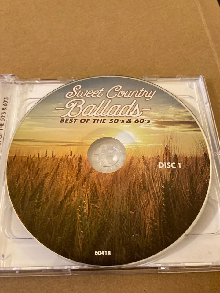 40 Songs Sweet Country Ballads Best of the 50's & 60's (CD, 2018, Imperitone UK) Foto 4 de 4
